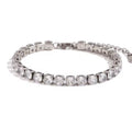 Cubic zirconia tennis bracelet
