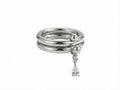 Silver dangle ring