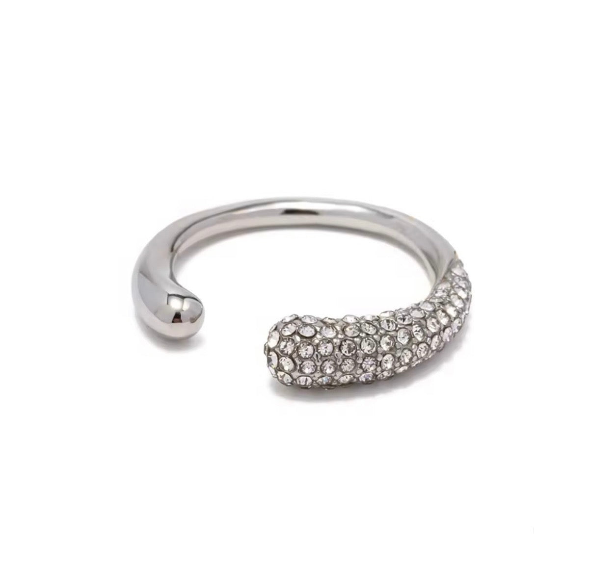 Half moon ring