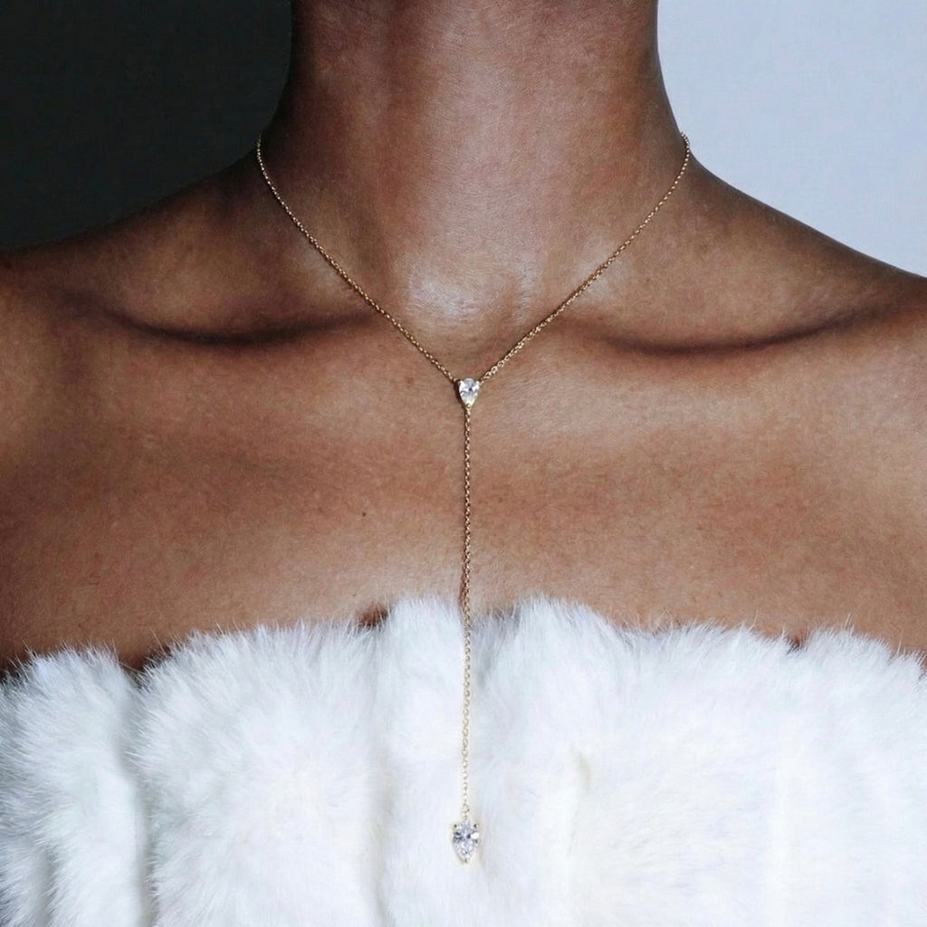 Elegant long necklace