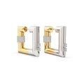 Two tone earrings