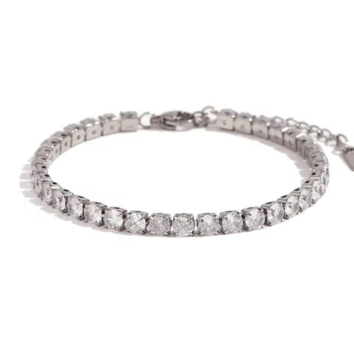 Cubic zirconia tennis bracelet