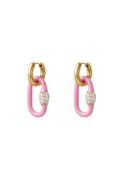 Enamel earrings