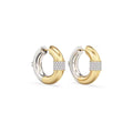 Double tone stainless steel earrings