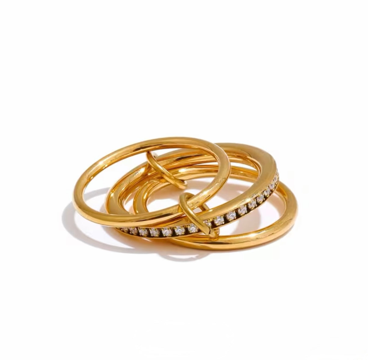 Triple link ring